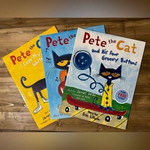Pete the Cat Books, 3 pack